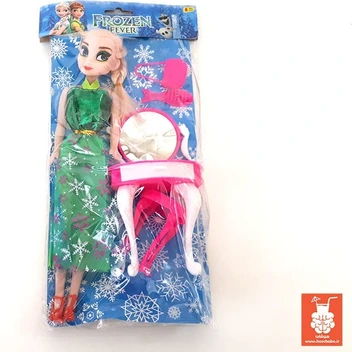 تصویر عروسک دخترانه السا آرایشی مدل 5411 
