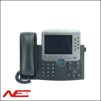 تصویر تلفن VoIP سیسکو مدل 7975 تحت شبکه ا Cisco 7975 Phone Cisco 7975 Phone