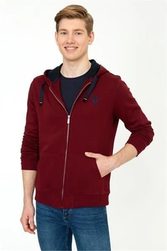 تصویر خرید اینترنتی هودی مردانه اسپرت برند US Polo Assn کد ty216422030 ا Kırmızı Erkek Sweatshirt Kırmızı Erkek Sweatshirt