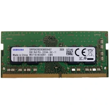تصویر رم لپ تاپ سامسونگ DDR4ظرفیت 8 گیگابایت ا SAMSUNG DDR4 3200MHz SODIMM RAM 8GB SAMSUNG DDR4 3200MHz SODIMM RAM 8GB