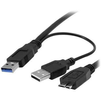 تصویر کابل Micro USB 3.0 همراه پورت تقویت کننده USB 2.0 (هارد) فرانت FN-U3CY02 ا Faranet Micro USB 3.0 A/M cable with USB 2.0 A/M Repeater / FN-U3CY02 - FN-U3CY10 Faranet Micro USB 3.0 A/M cable with USB 2.0 A/M Repeater / FN-U3CY02 - FN-U3CY10