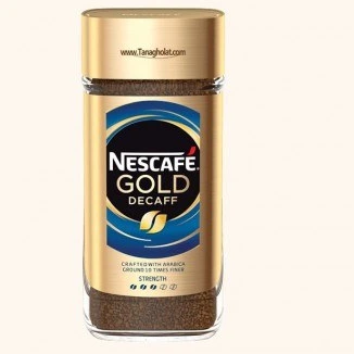 تصویر قهوه فوری گلد نسکافه بدون کافئین  ا  Nescafe Gold instant coffee Decaff 100gr  Nescafe Gold instant coffee Decaff 100gr
