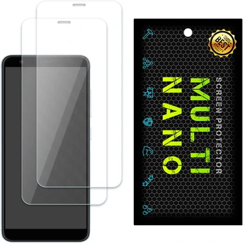 تصویر محافظ صفحه نمایش Multi Nano مدل X-S2N مناسب برای موبایل ایسوس Zenfone Max Plus M1 - ZB570TL بسته دو عددی 