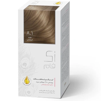 تصویر کیت رنگ مو زی فام مدل Ash حجم 50 میل شماره 8.1 - بلوند ابریشمی ا Zi Fam Hair Color Kit No.8.1 Silky Blond Zi Fam Hair Color Kit No.8.1 Silky Blond