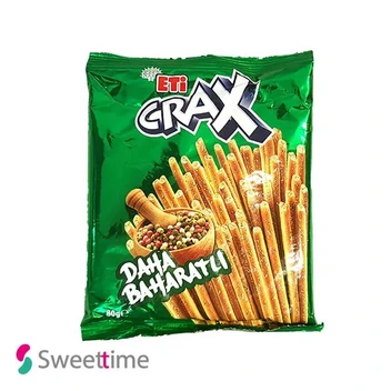 تصویر چوب شور میله ای ادویه اتی کراکس (Eti Crax) – ۸۰ گرمی ا Spices Salty sticks Spices Salty sticks