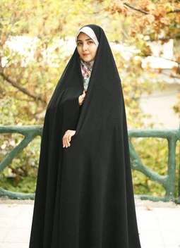 تصویر چادر ایرانی ساده سنتی 