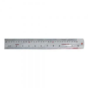 تصویر خط کش فلزی 30 سانتی متری ا 30 cm metal ruler 30 cm metal ruler