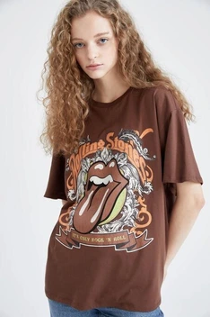 تصویر تی شرت آستین کوتاه زنانه دیفکتو ا defacto  | 
              224954718 defacto  | 
              224954718
