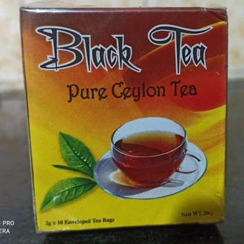 تصویر چای ساقدوش طلایی اصلی  10 عددی محصول سری لانکا 
