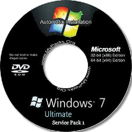 تصویر DVD اوریجینال ویندوز 7 