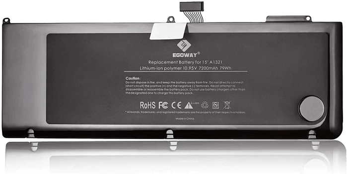 تصویر باتری لب تاب E EGOWAY سازگار با مک بوک پرو 15 اینچی A1321 
