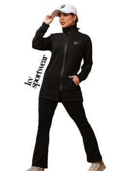 تصویر ست مانتو شلوار ورزشی زنانه دبل Nike ا Nike womens double sports pants coat set Nike womens double sports pants coat set