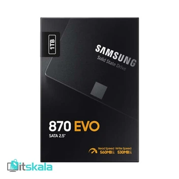 تصویر اس اس دی 1 ترابایت سامسونگ EVO 870 ا SAMSUNG  EVO 870 1TB 2.5 Inch SATA SSD SAMSUNG  EVO 870 1TB 2.5 Inch SATA SSD