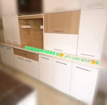 تصویر کابینت آشپزخانه هایگلس آماده سه متری پنج متری حاضری پیش ساخته - 10 