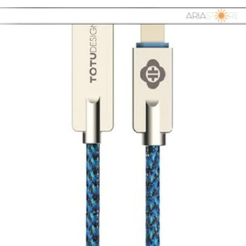 تصویر کابل تبدیل USB به لایتنینگ توتو مدل Joe طول 1.2 متر 