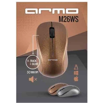 تصویر موس بی سیم Armo M26WS Silent ا Armo M26WS wireless Silent mouse Armo M26WS wireless Silent mouse