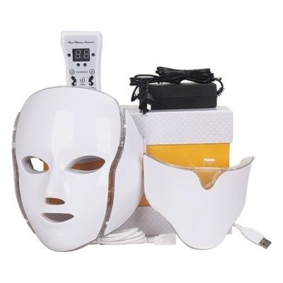 تصویر ماسک صورت LED و نور درمانی ا LED LED