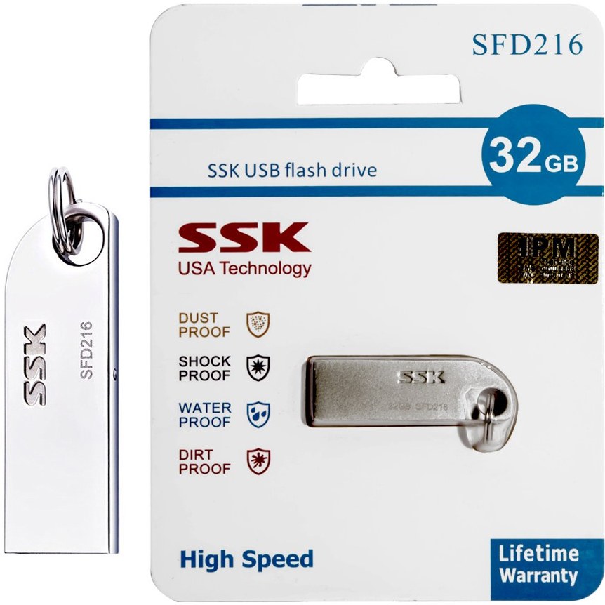 خرید و قیمت فلش مموری 32G مدل SSK 216 105 ا فلش مموری 32G مدل SSK 216 105 |  ترب