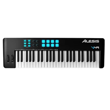 تصویر میدی کنترلر Alesis V49 MKII ا Alesis V49 MKII 49-Key USB-MIDI Keyboard Controller Alesis V49 MKII 49-Key USB-MIDI Keyboard Controller