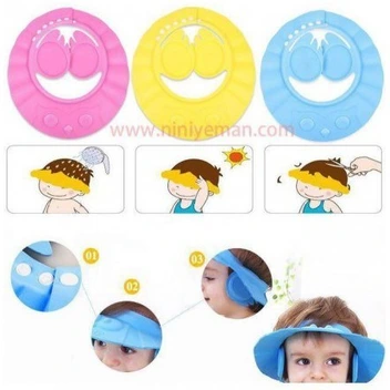 تصویر کلاه محافظ حمام نوزاد و کودک 