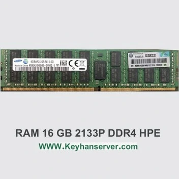 تصویر رم سرور ۱۶ گیگابایتی اچ پی HP RAM 16GB 2133P با پارت نامبر ۷۲۶۷۱۹-B21 