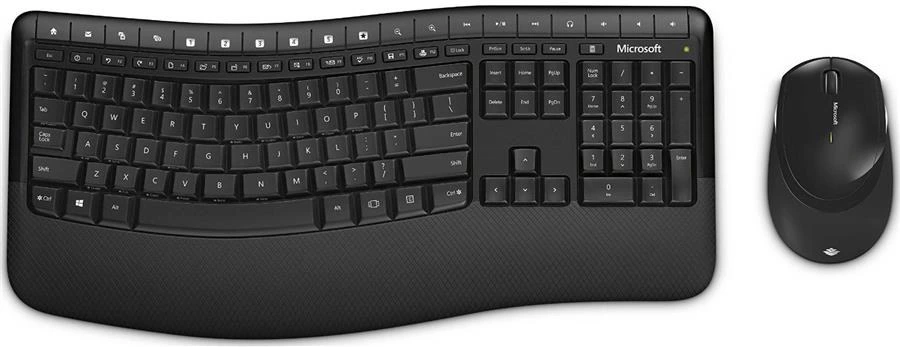 تصویر کیبورد و ماوس بی سیم مایکروسافت مدل 5050 ا Microsoft 5050 Wireless Keyboard and Mouse Microsoft 5050 Wireless Keyboard and Mouse