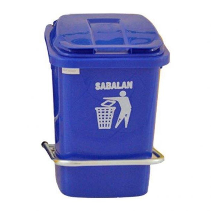 تصویر سطل زباله سبلان پلاستیک 40 لیتری پدال دار مدل 208/1 