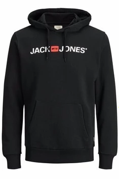 تصویر هودی مردانه سیاه برند jack  jones 12192165 ا Jack&jones Jjecorp Old Logo Erkek Sweatshirt Jack&jones Jjecorp Old Logo Erkek Sweatshirt