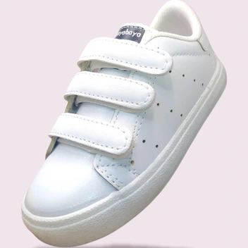 تصویر کفش راحتی مدل سه چسب بچگانه بایابایا کد JN-WHIT - 30 