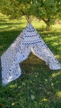 تصویر چادر بازی کودک طرح سرخپوستی 