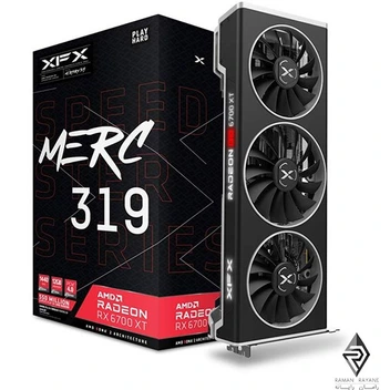 تصویر کارت گرافیک ایکس اف ایکس  MERC 319 AMD Radeon RX 6700 XT 12GB ا XFX  MERC 319 AMD Radeon RX 6700 XT 12GB graphics card  XFX  MERC 319 AMD Radeon RX 6700 XT 12GB graphics card