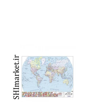 تصویر نقشه سیاسی جهان کد(1297) نشر گیتاشناسی ا ابعاد این نقشه 70*100 می باشد-مقیاس 1:11،1000000 نوع کاغذ: گلاسه گرم بالا سال انتشار : ۱۳۹۷ نقشه جهان با اسامی کامل کشور ها و شهر های مهم ، فرودگاه های بین اللملی و مسیر های دریایی همراه با پرچم جدید کشور ها این نقشه شامل شش قاره آسیا، اروپا ، افریقا ، امریکای شمالی، امریکای جنوبی و اقیانوسیه می باشد . ابعاد این نقشه 70*100 می باشد-مقیاس 1:11،1000000 نوع کاغذ: گلاسه گرم بالا سال انتشار : ۱۳۹۷ نقشه جهان با اسامی کامل کشور ها و شهر های مهم ، فرودگاه های بین اللملی و مسیر های دریایی همراه با پرچم جدید کشور ها این نقشه شامل شش قاره آسیا، اروپا ، افریقا ، امریکای شمالی، امریکای جنوبی و اقیانوسیه می باشد .