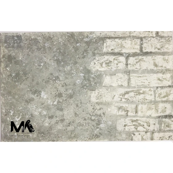 تصویر بکدراپ چوبی M38 - طوسی و سفید / ۸۰*۸۰ ا backdrop code M38 backdrop code M38
