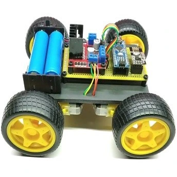 تصویر پروژه ربات کنترل از راه دور بی سیم 