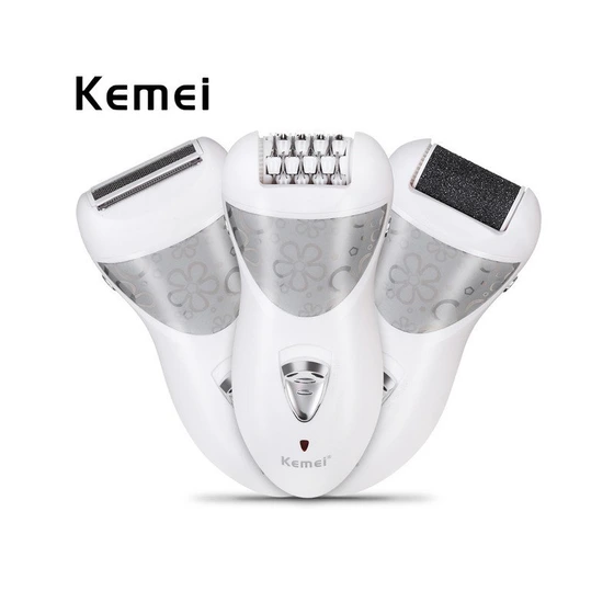 تصویر اپیلاتور و موکن کیمی مدل Kemei KM-506 ا Kemei KM-506 2 In 1 Electric Rechargeable Epilator Kemei KM-506 2 In 1 Electric Rechargeable Epilator
