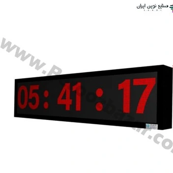 تصویر ساعت و تقویم دیجیتال دیواری مدل MCDT-26106 سایز ۲۶ در ۱۰۶ سانتیمتر 