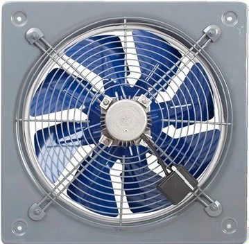 تصویر هواکش صنعتی فلزی با پروانه فلزی دمنده سایز 40 (تک فاز) مدل VIA-40C4S ا Damande Plate Mounted Axial extract Fan Damande Plate Mounted Axial extract Fan