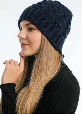 تصویر خرید کلاه بافتی زنانه از ترکیه برند Mossta رنگ لاجوردی کد ty148429005 