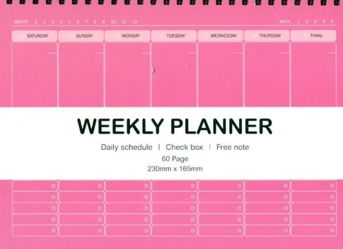 تصویر دفتر یادداشت برنامه ریزی هفتگی ا Planner Planner