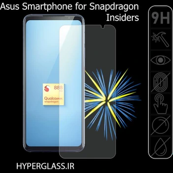 تصویر گلس محافظ صفحه نمایش نانو بلک اورجینال گوشی ایسوس Asus Smartphone 