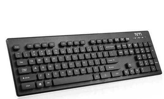 تصویر کیبورد تسکو مدل TK8022 با حروف فارسی ا Tsco TK8022 Keyboard With Persian Letters Tsco TK8022 Keyboard With Persian Letters