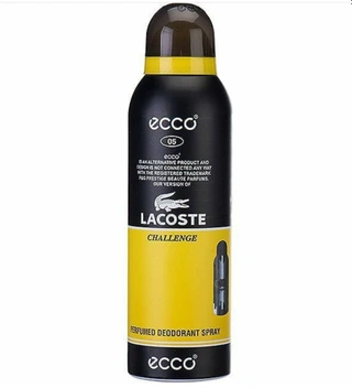 تصویر سپری 05 مدل Lacoste Challenge مردانه حجم 200 میل اکو ا Ecco Lacoste Challenge 05 Body Spray For Men 200ml Ecco Lacoste Challenge 05 Body Spray For Men 200ml