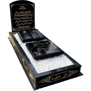 تصویر سنگ قبر باغچه دار طرح کتابچه کد ۱۶۵ 
