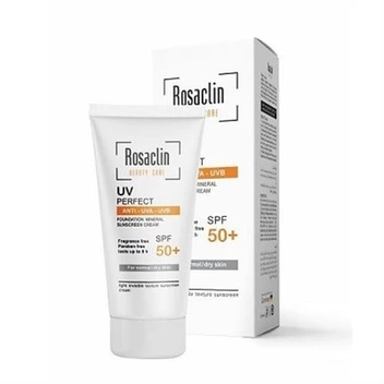 تصویر کرم ضد آفتاب برای پوست نرمال و خشک بی رنگ با SPF 50 رزاکلین ROSACLIN 