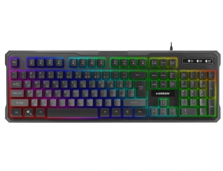 تصویر کیبورد مخصوص بازی گرین مدل GK601-RGB ا Green GK601-RGB Gaming Keyboard Green GK601-RGB Gaming Keyboard