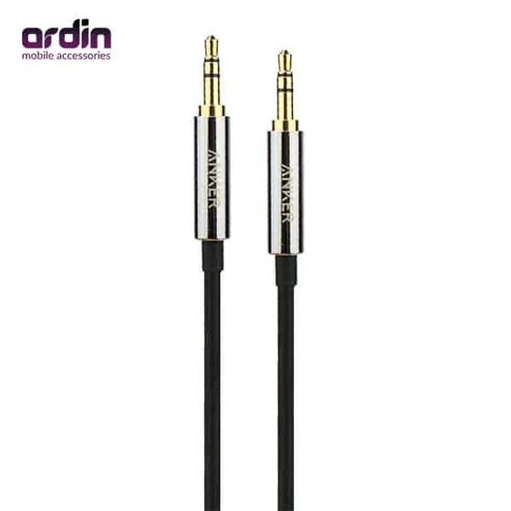 تصویر کابل انتقال صدا انکر مدل (A7123 Premium) ا Anker A7123 Premium 3.5mm Auxiliary Audio Cable 1.2m Anker A7123 Premium 3.5mm Auxiliary Audio Cable 1.2m