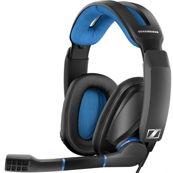 تصویر هدست گیمینگ سنهایزر مدل GSP 3000 ا Sennheiser GSP 300 Around Ear Closed Acoustic Gaming Headset - Black/Blue (Pack of 1), 507079 Sennheiser GSP 300 Around Ear Closed Acoustic Gaming Headset - Black/Blue (Pack of 1), 507079