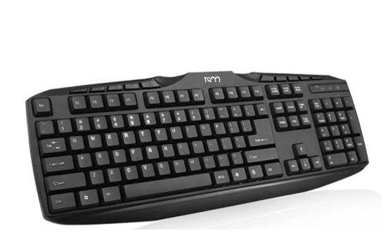 تصویر کیبورد تسکو مدل TK8020 با حروف فارسی ا Tsco TK8020 Keyboard With Persian Letters Tsco TK8020 Keyboard With Persian Letters
