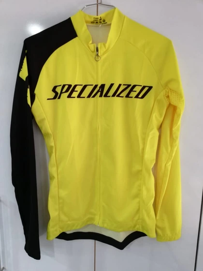تصویر ست پیراهن و شلوار دوچرخه سواری SPECIALIZED زرد-مشکی کد-Y3447 
