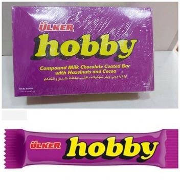 تصویر شکلات مغزدار فندقی هوبی - 25 گرم ا Hobby Hazelnut Nut Chocolate - 25 g Hobby Hazelnut Nut Chocolate - 25 g